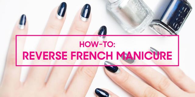 Reverse French Manicure