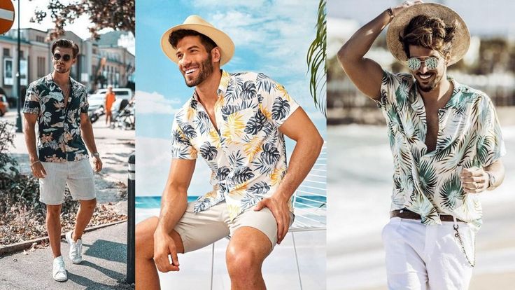 European Men's Beach Fashion