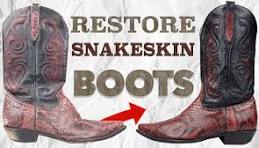 Classic Western Snake Skin Boots