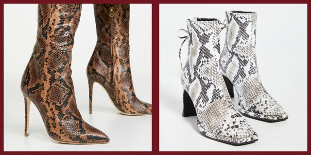 Snake Skin Boots