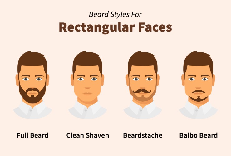 Beard Styles for Rectangular Faces