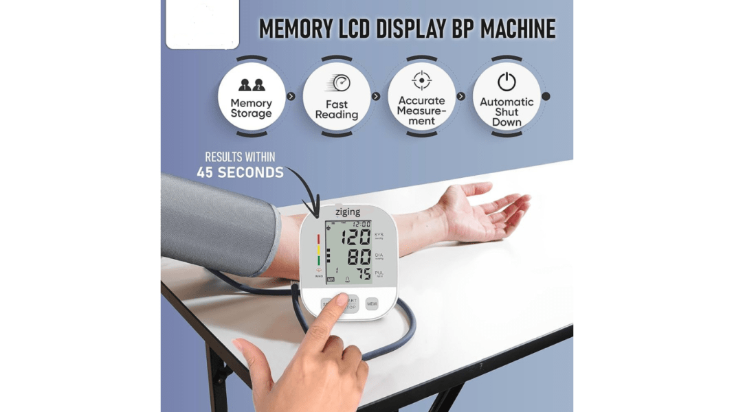 Ziging Wrist Automatic Blood Pressure Monitor Manual