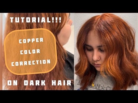 Tutorial to Dye Coppery Hair