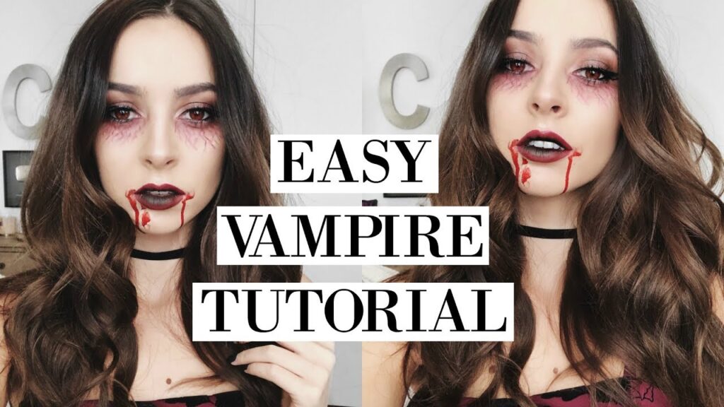 Simple Vampire Look