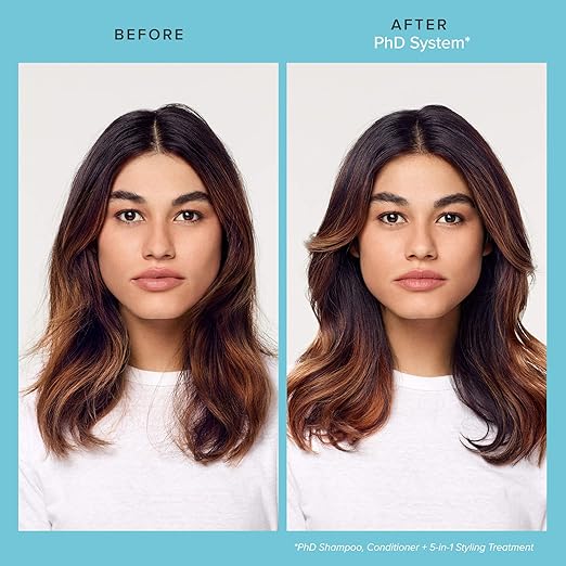 Living Proof Perfect Hair Styling Treatment Before And After